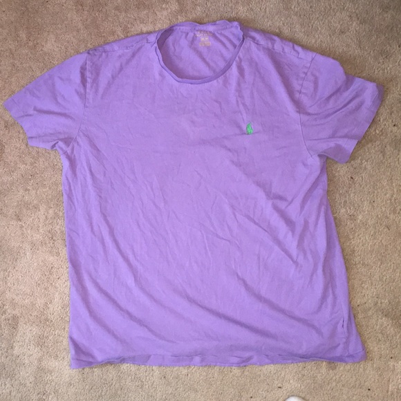 purple ralph lauren t shirt